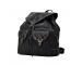 Smooth Buffalo Leather Nappa Leather Lady Backpack Double Pocket Bag